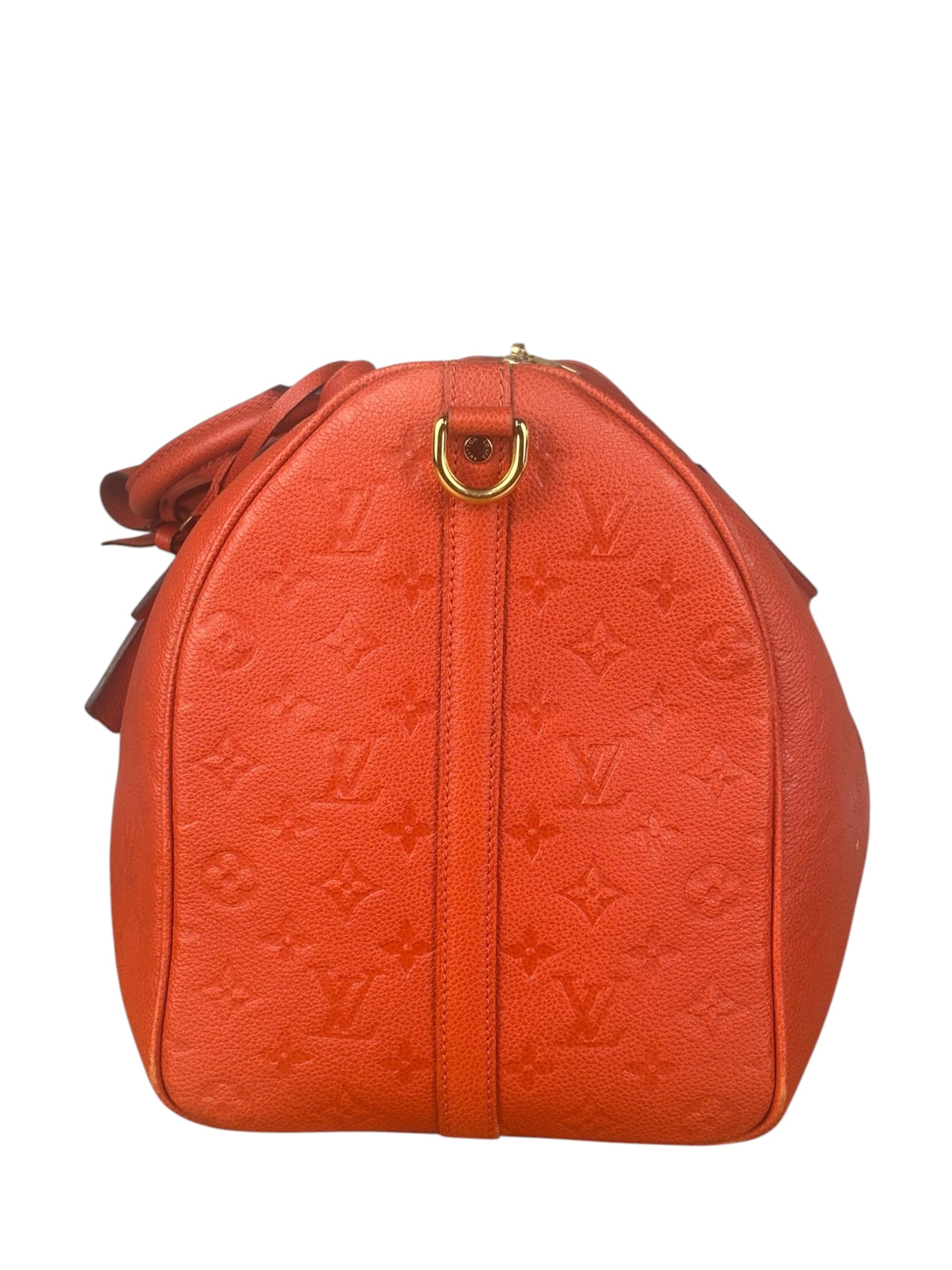 Louis Vuitton Red Empreinte Bandouliere 50