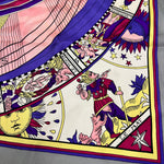 Celine Vintage Sun Scale Silk Scarf