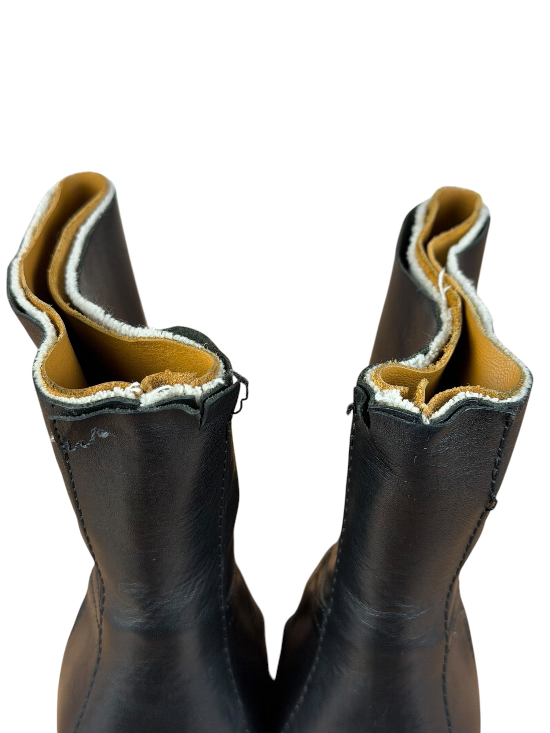 Saint Laurent Jodie 105 Cut-Off Ankle Boots