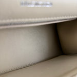 Balenciaga Furry Hourglass 2Way Handbag Beige