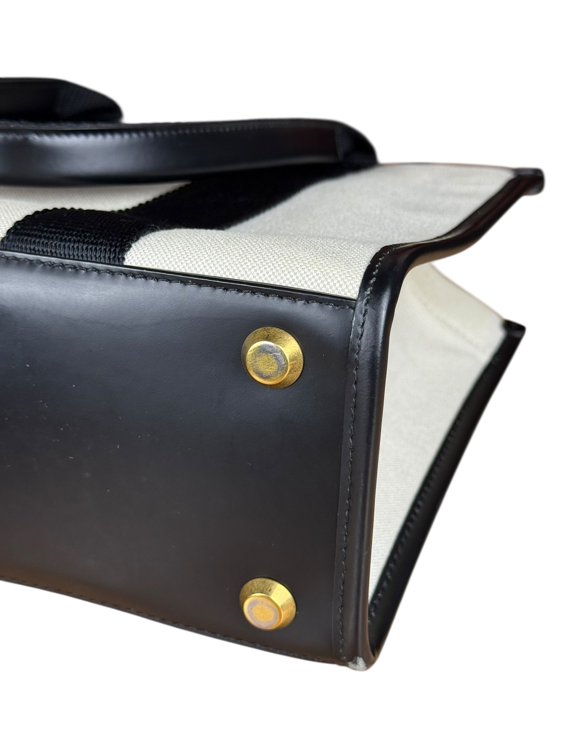 Balenciaga Canvas Black Cabas S Tote Bag