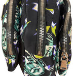 Prada Multicolor Nylon Leather Trim Frankenstein Print Pouch