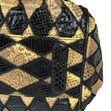 Dolce & Gabbana Miss Curly Python Patchwork Handbag