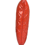Chanel Orange Hue Quilted Patent Leather Clutch 2012