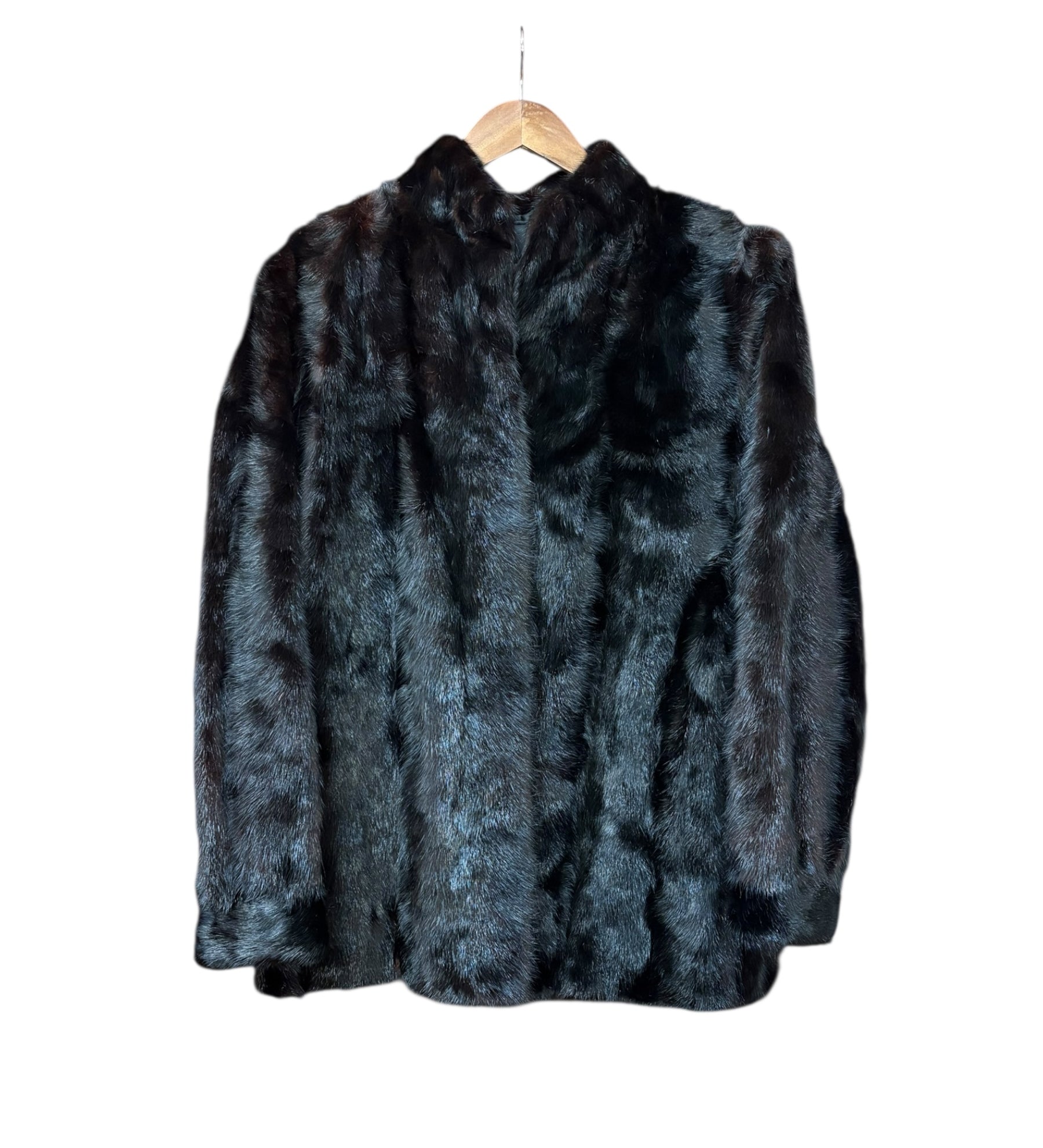 Vintage Dark Brown Fur Coat