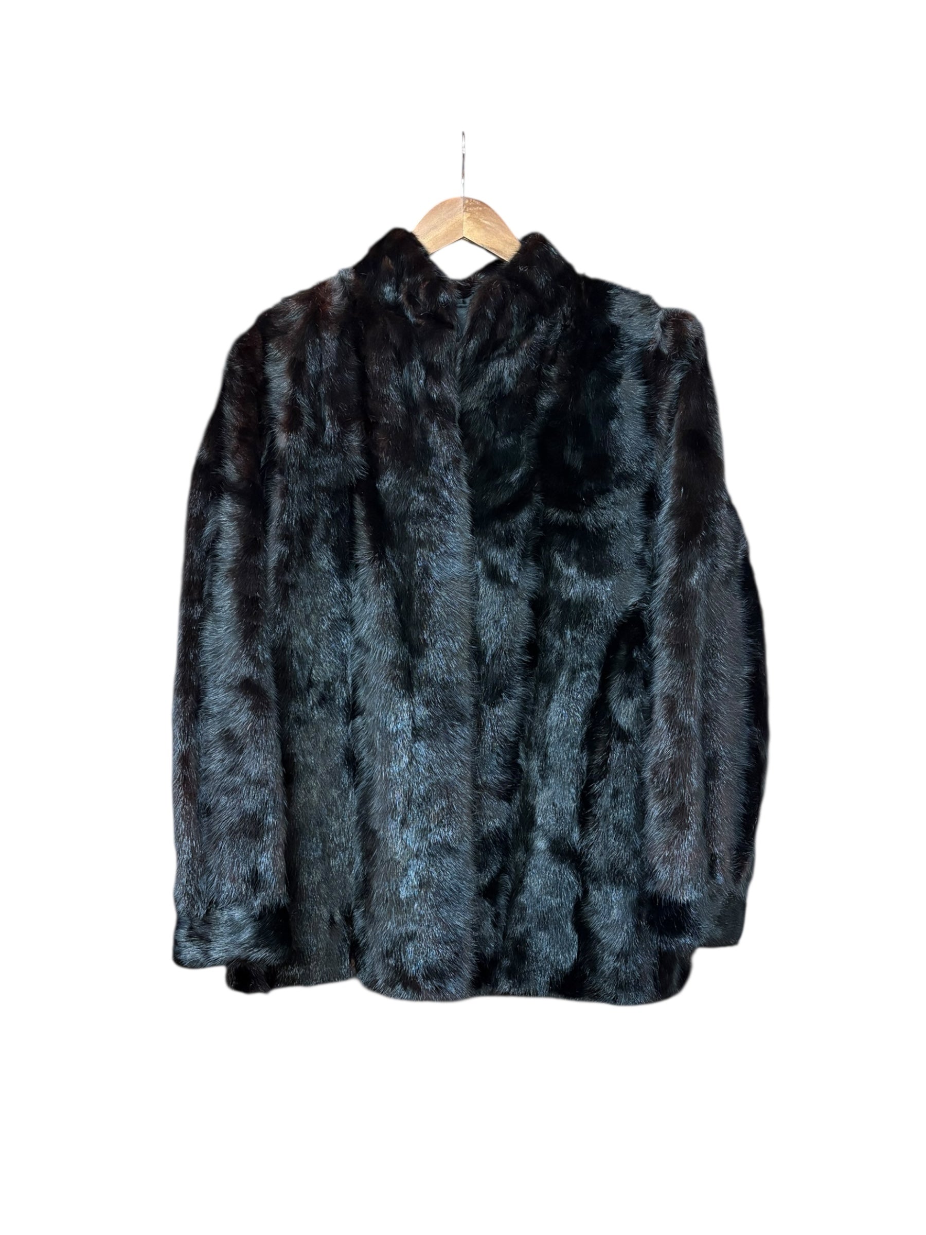 Vintage Dark Brown Fur Coat