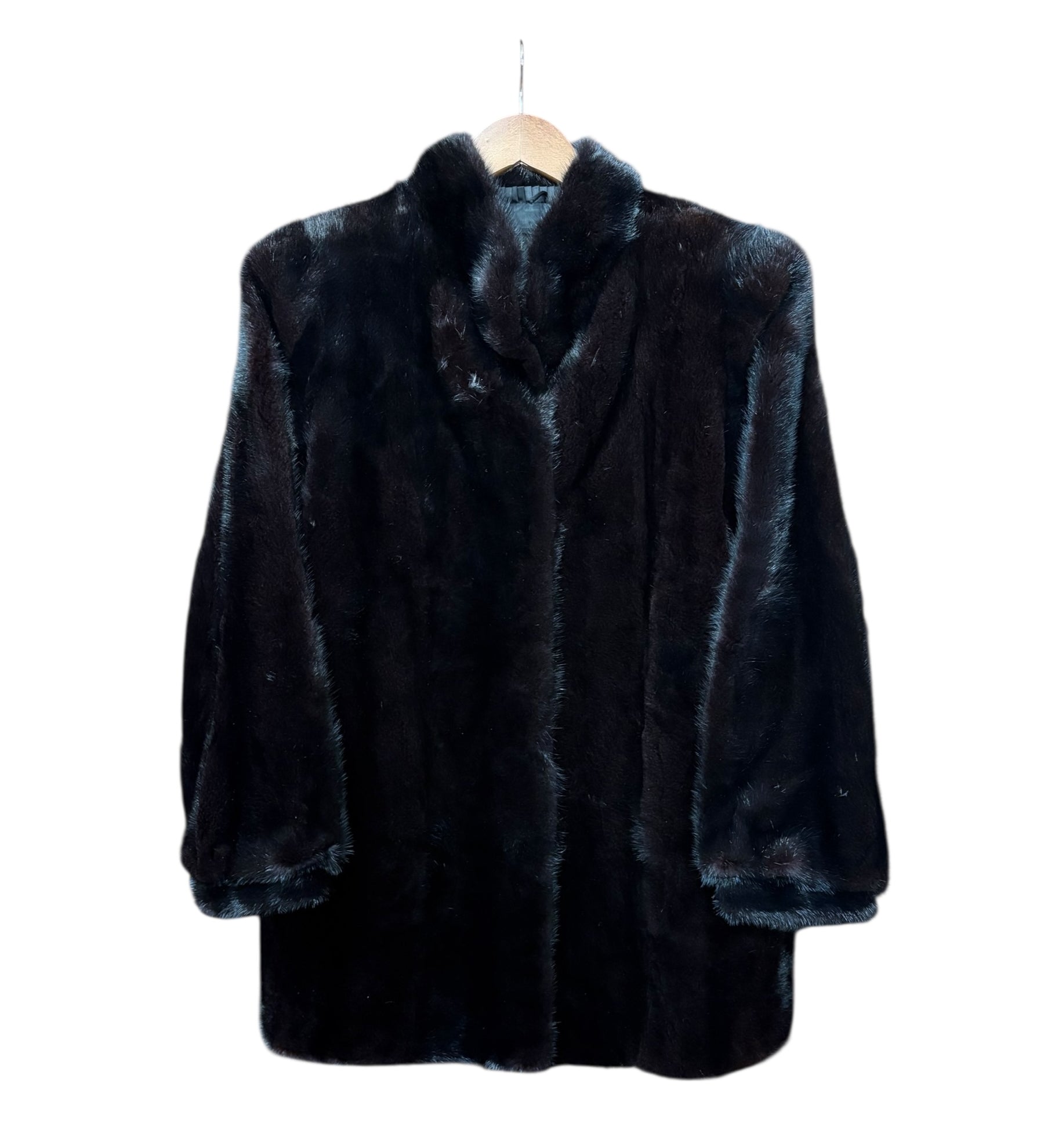 Black Bear Vintage Mink Fur Coat