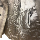 Vintage Koslouis Light Grey Mink Fur Coat