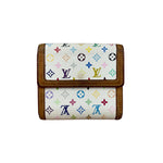 Louis Vuitton White Murakami Compact Wallet
