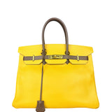 Hermes Birkin 35 Cushvel Havana x Jaune