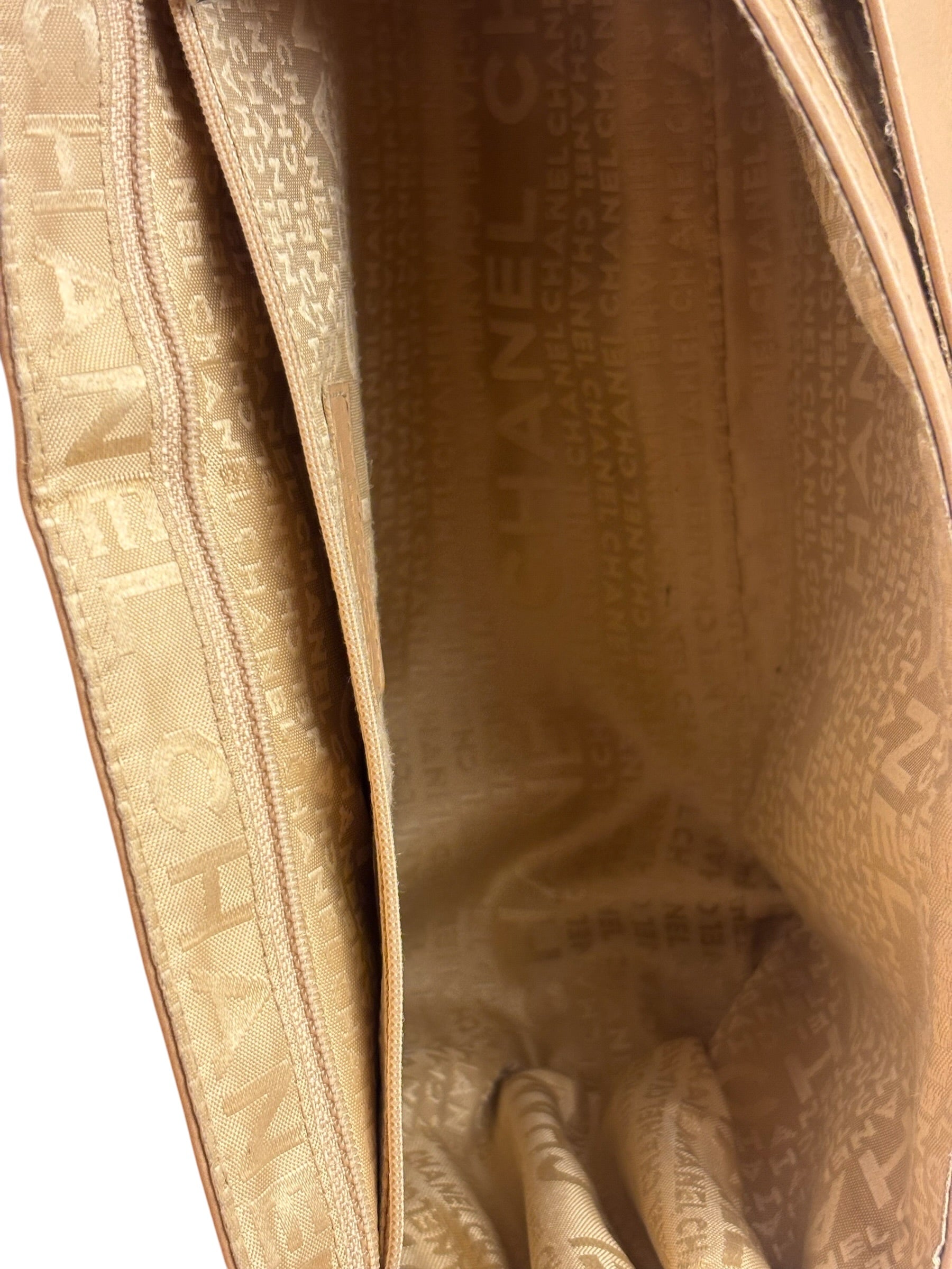 Chanel Beige Leather Reissue Accordion Shoulder Bag 2003