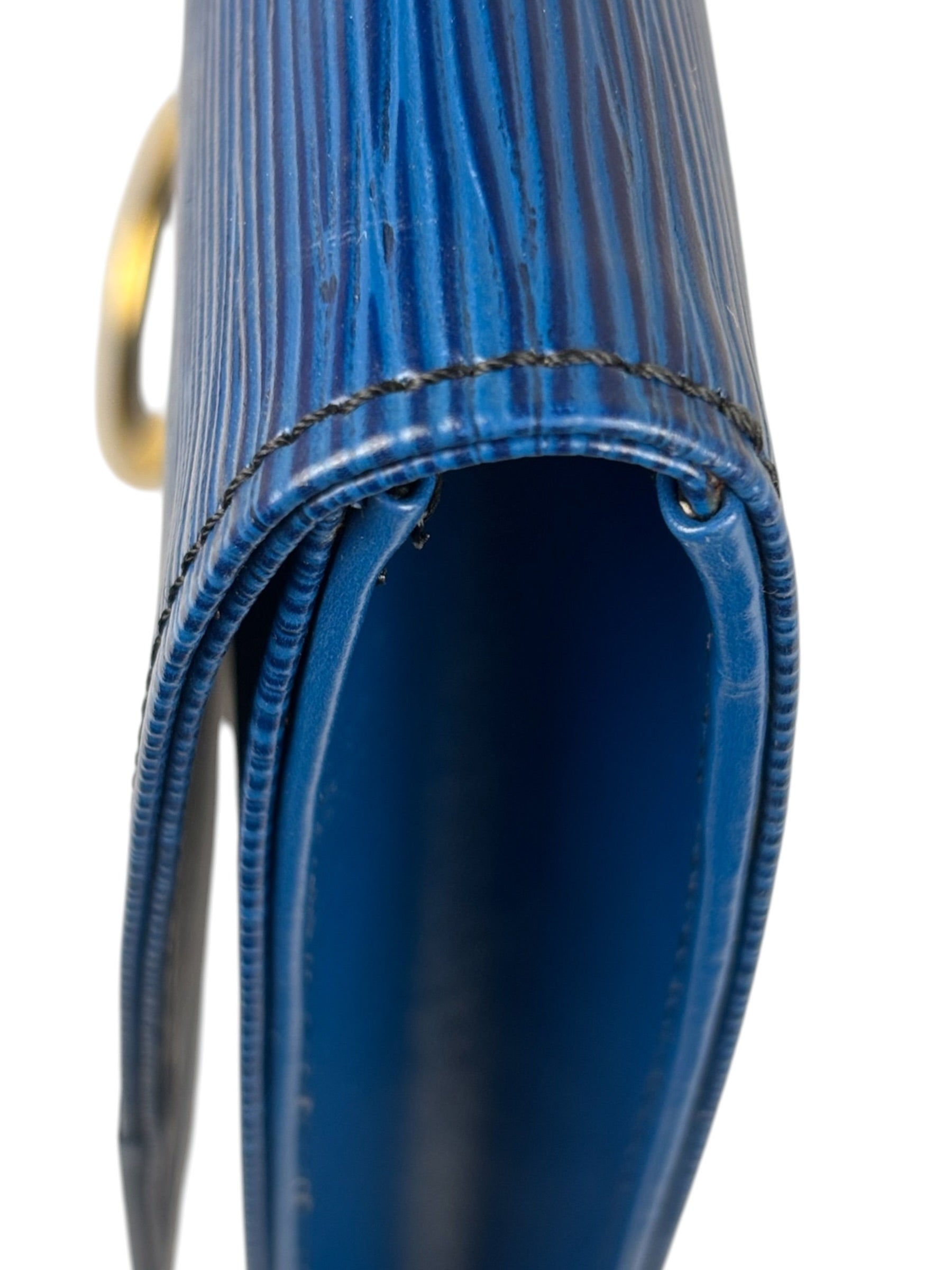 Louis Vuitton Blue Epi Jena Clutch