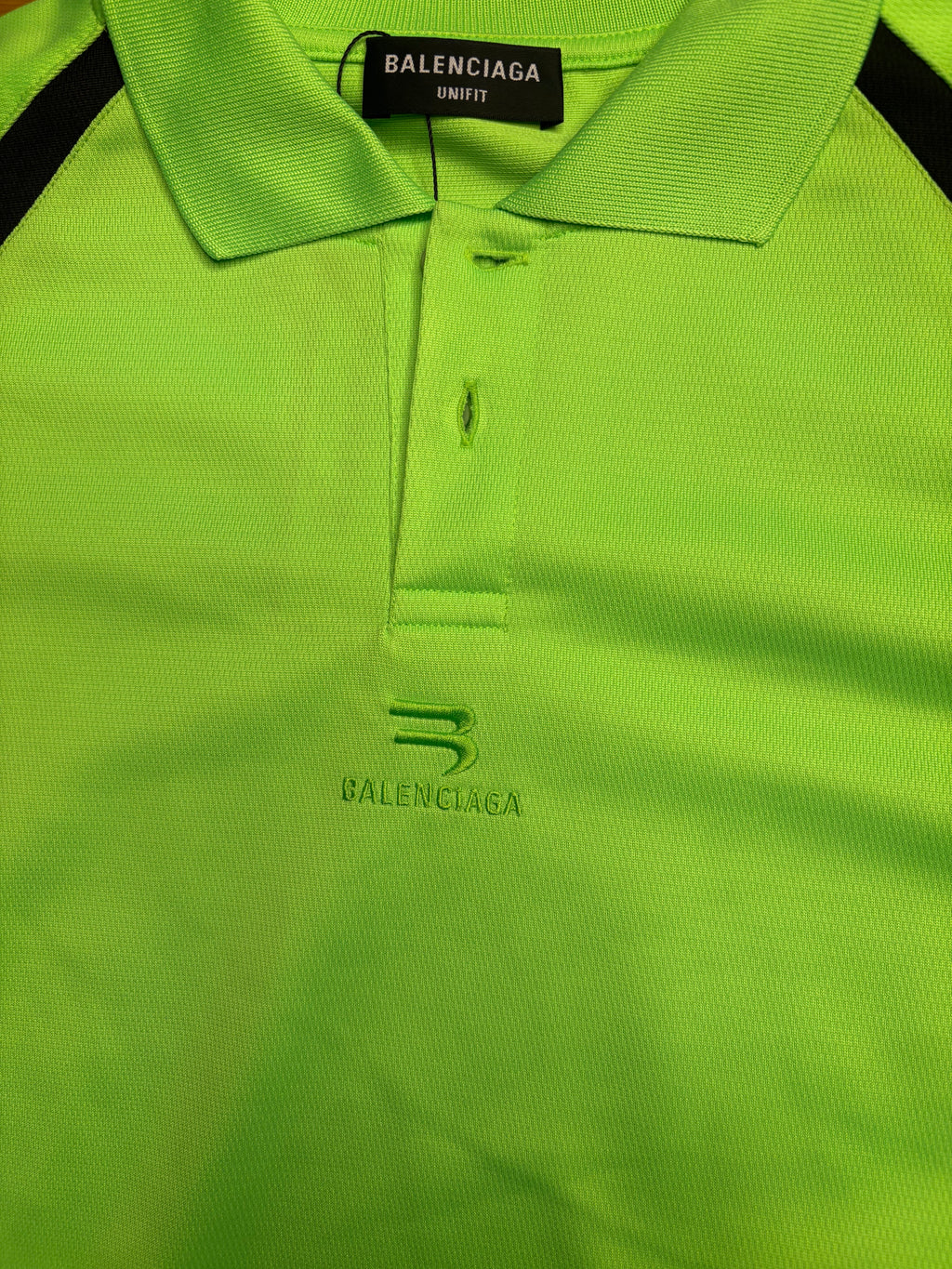 Balenciaga Neon Layered Polo Shirt