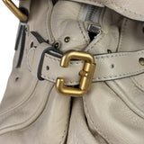 Chloe Beige Leather Paddington Shoulder Bag