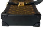 Louis Vuitton Black Monogram Vertical Trunk Pochette