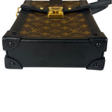 Louis Vuitton Black Monogram Vertical Trunk Pochette