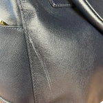 Tory Burch Saffiano Leather Navy Boston Bag