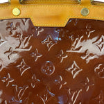 Louis Vuitton Bronze Monogram Vernis Brea MM 2Way Handbag