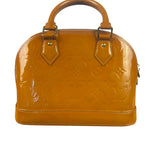 Louis Vuitton Mustard Orange Vernis Alma Two-Way Bag BB