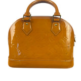 Louis Vuitton Mustard Orange Vernis Alma Two-Way Bag BB