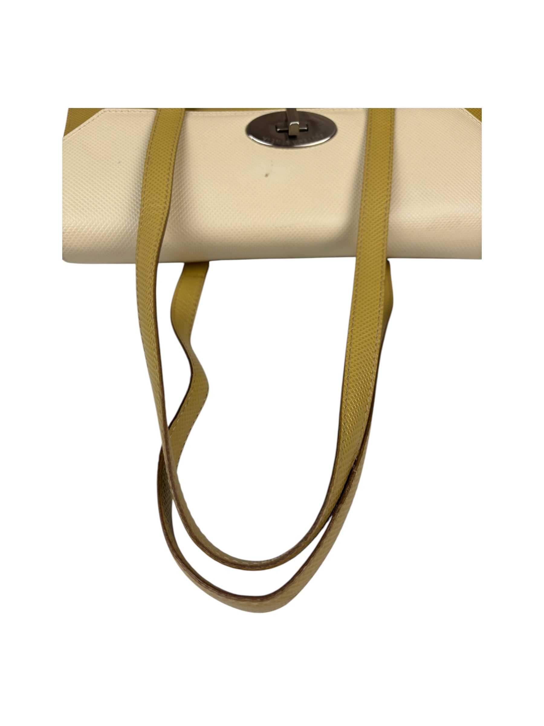 Bottega Veneta Vintage Textured Canvas Flap Shoulder Bag