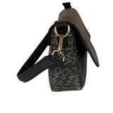 Valentino Black Leather Mario Spa Flap Bag