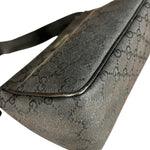 Gucci Vintage GG Black Canvas Pochette