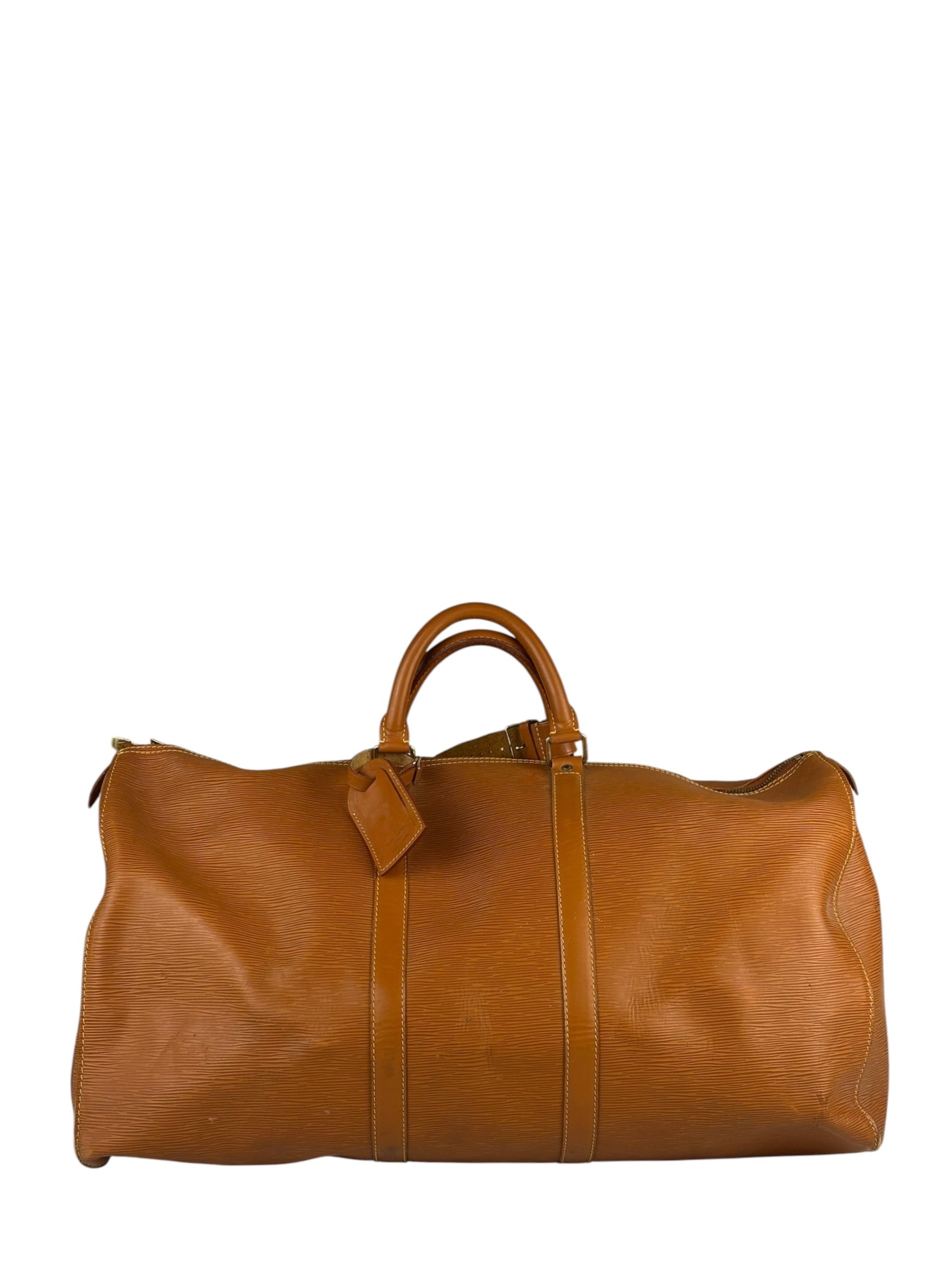 Louis Vuitton Vintage Epi Leather Keepall Travel Bag