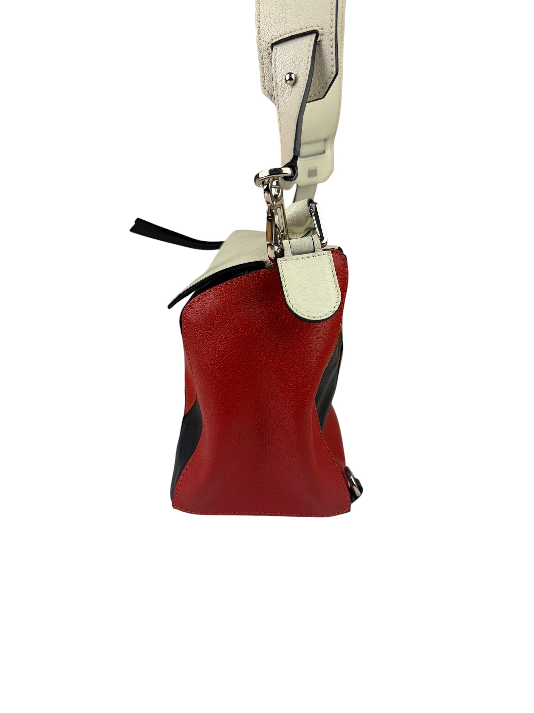 Loewe Colorblock Leather Puzzle Two-Way Bag