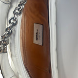 Gucci White Horsebit Vertical Quilted Leather Shoulder Bag