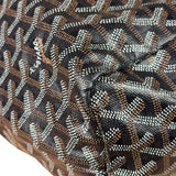 Goyard Brown/Black Leather Boheme Hobo Bag