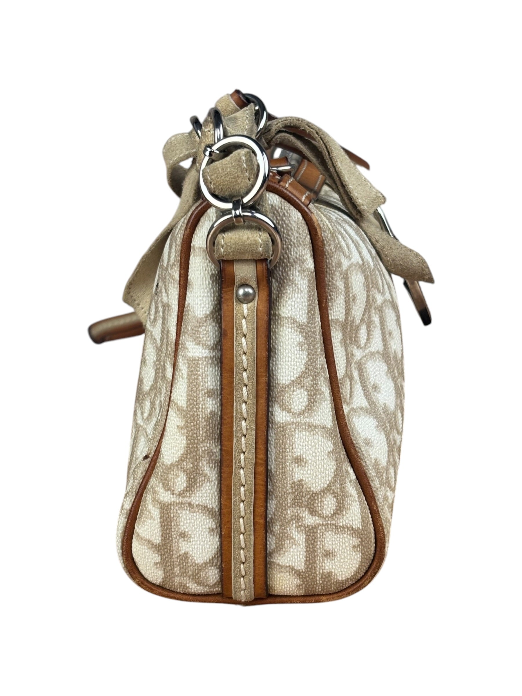 Christian Dior Vintage Trotter Romantique Baguette Shoulder Bag