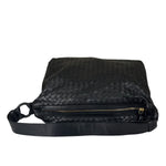 Bottega Veneta Black Intrecciato Woven Hobo Bag