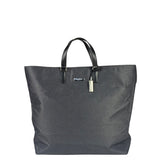 Burberry Grey Nylon/Leather Trim Tote