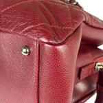 Chanel Burgundy Caviar Quilted Leather Tote 2010