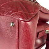 Chanel Burgundy Caviar Quilted Leather Tote 2010