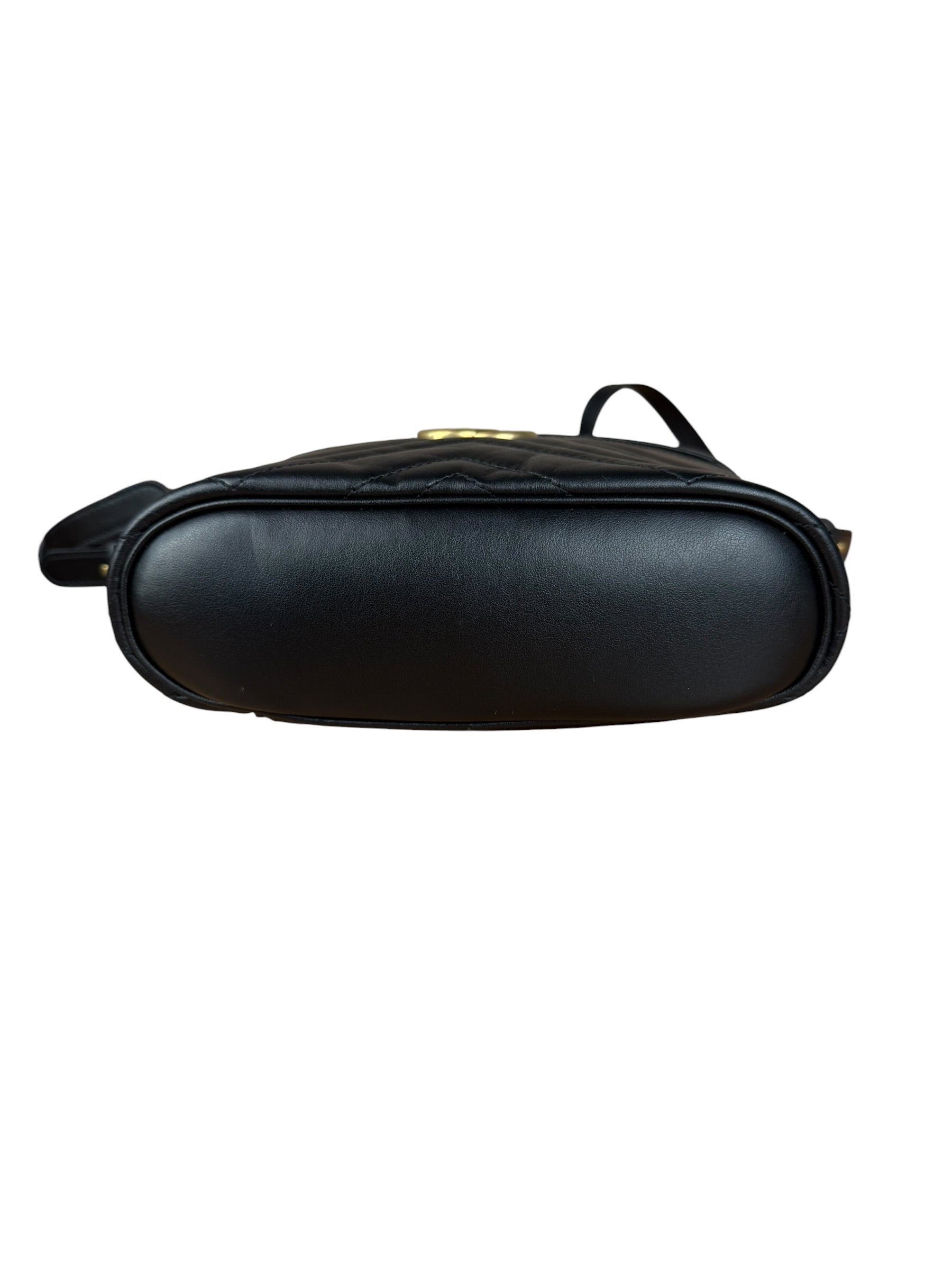 Gucci Black Marmont Vanity Shoulder/Hand Bag