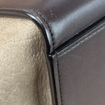 Celine Colorblock Leather/Suede Two-Way Bag