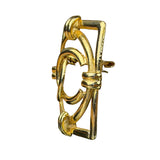 Chanel Vintage Gold-Plated Square CC Logo Brooch
