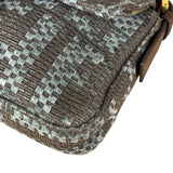 Fendi Vintage Brown/Grey Woven Baguette