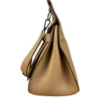Hermes Jypsiere Tan Clemence Leather Shoulder Bag 2008