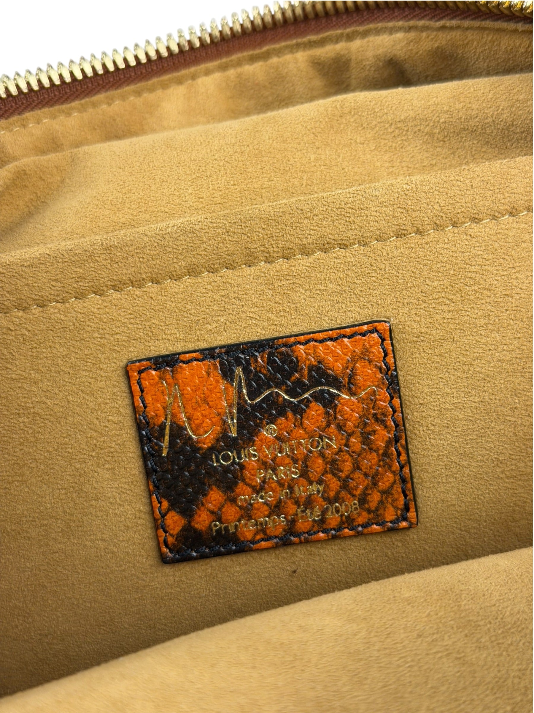 Louis Vuitton Multicolor Leather Mancrazy Jokes Handbag