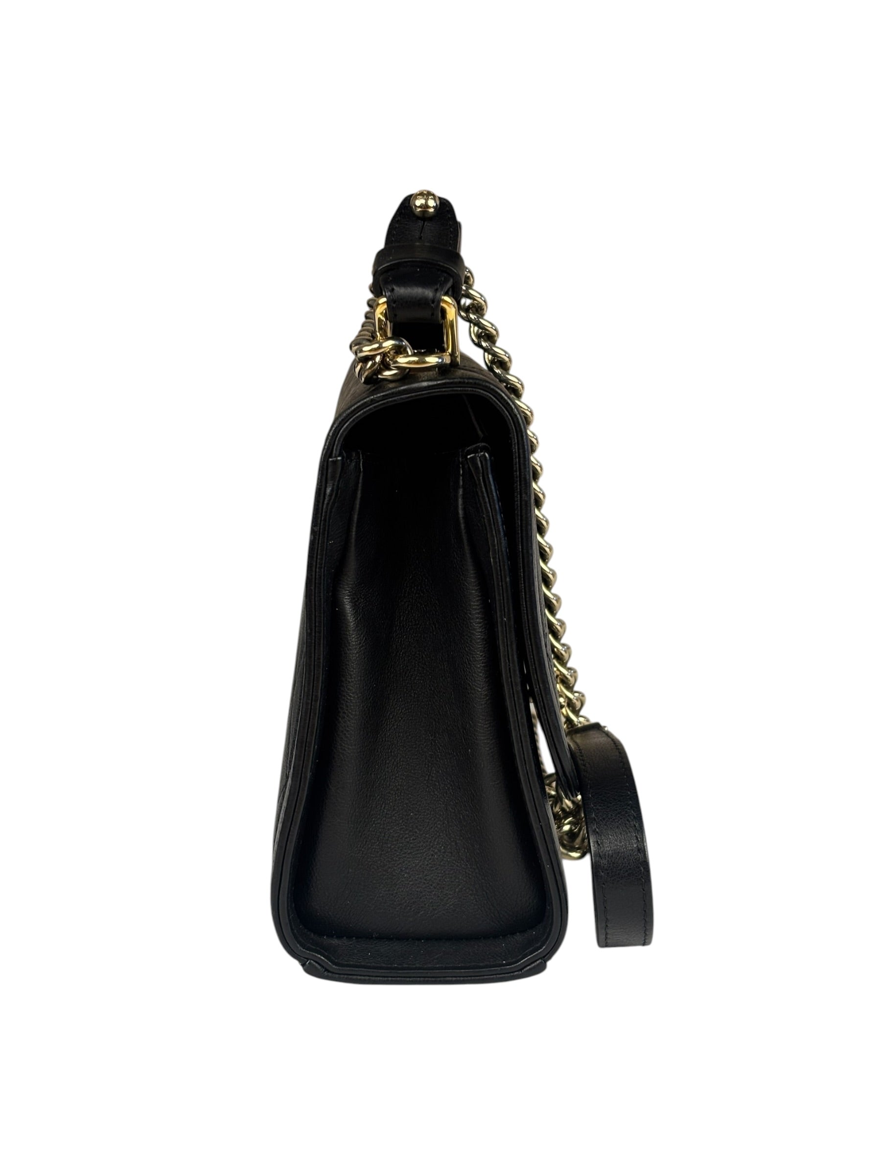 Chanel Black Leather Paris-Cuba Click Flap Bag 2017