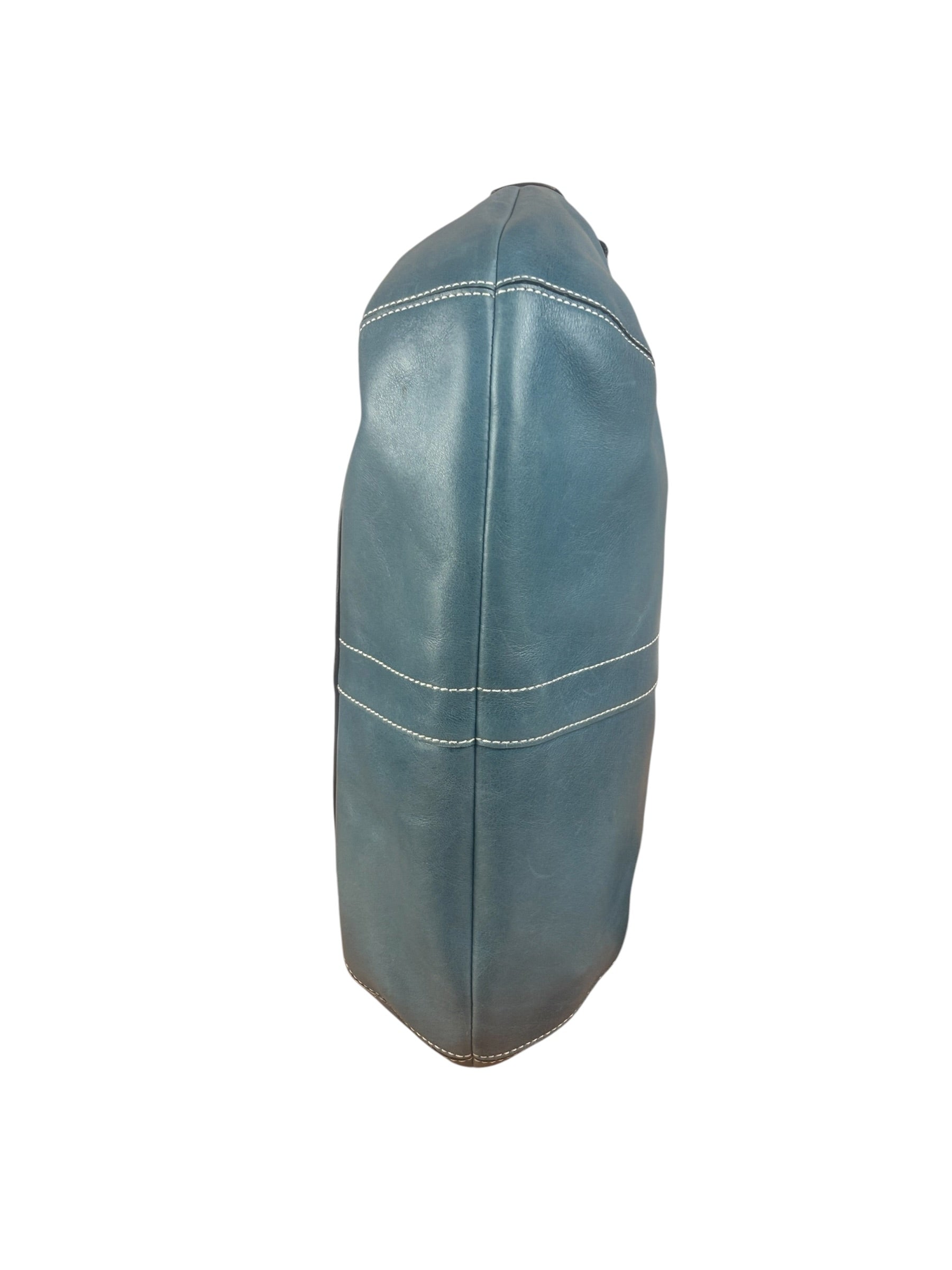 Coach Vintage Teal Leather Ergo Hobo Bag