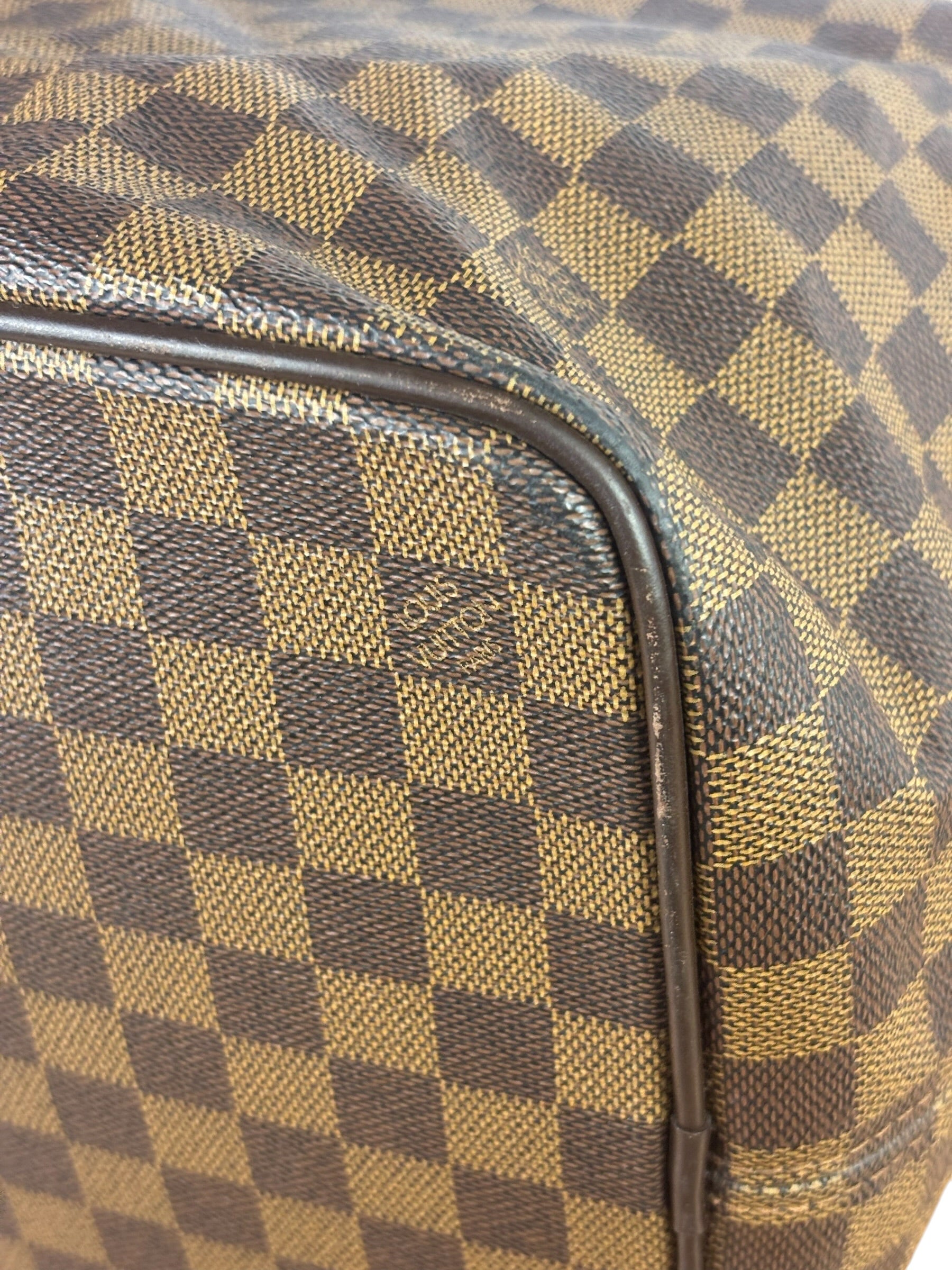 Louis Vuitton Damier Ebene Greenwich Travel Handbag GM