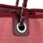 Chanel Coral Pink Medium Deauville Shopping Tote Bag 2014