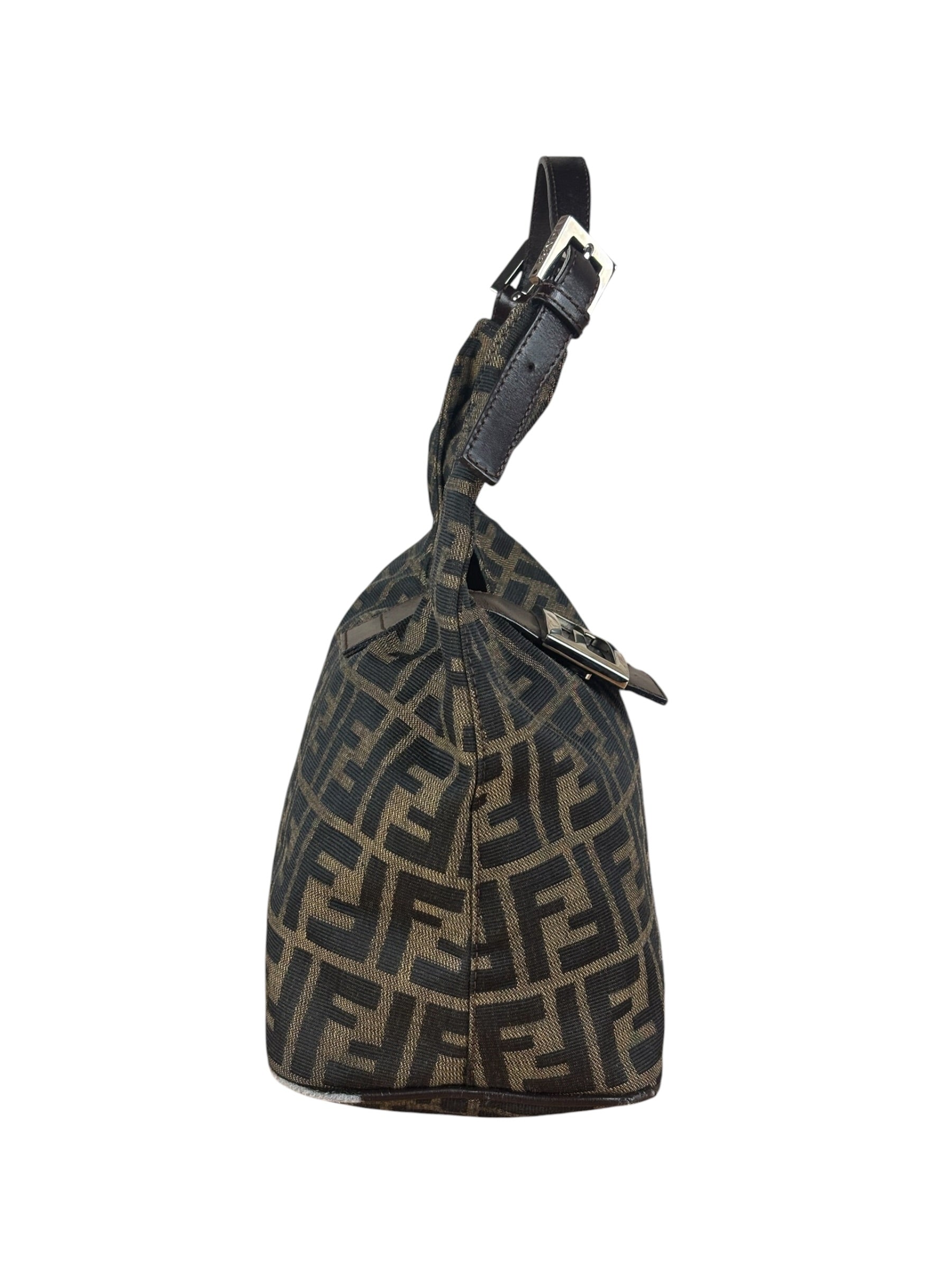 Fendi Zucca FF Mamma Baguette Shoulder Bag