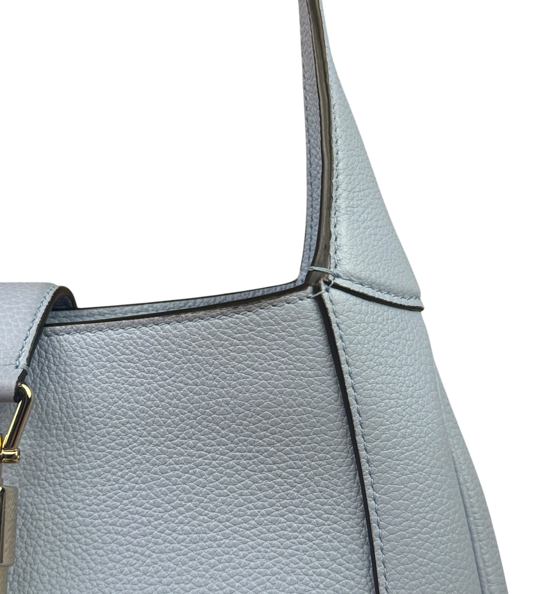 Gucci Jackie 1961 Hobo Bag Light Blue Grained Leather