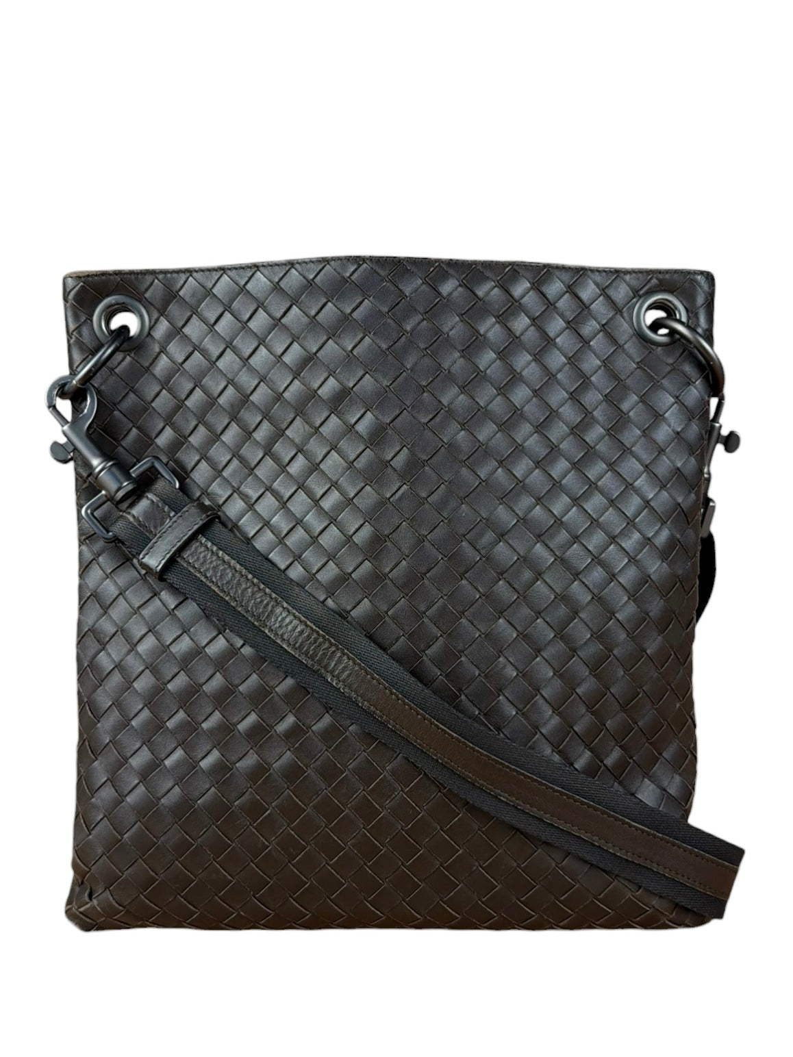 Bottega Veneta Brown Intrecciato Shoulder Bag