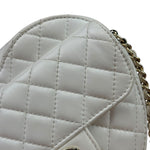 Chanel CC In Love White Quilted Leather Heart Bag 2022